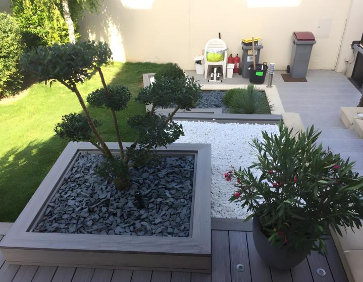 Nous aménageons votre jardin selon vos idées.